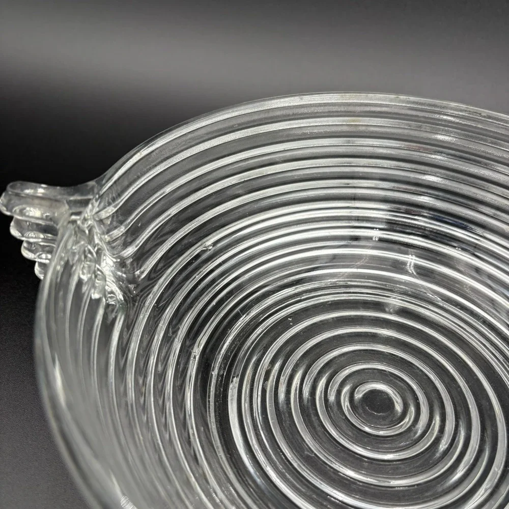 Vintage Anchor Hocking Ribbed Depression Glass 